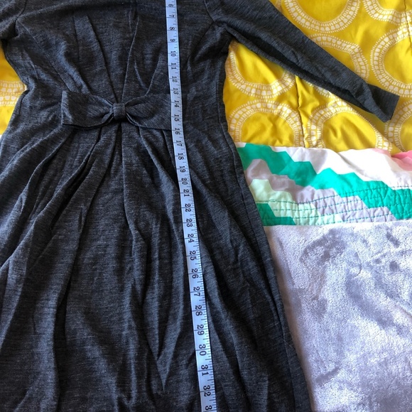 Milly of New York Wool Sweater Dress With Bow - Picture 4 of 7